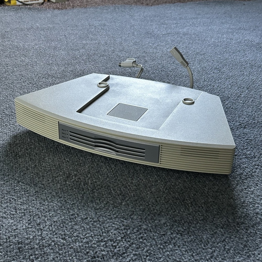 Bose Wave Music System Multi-CD Changer Accessory White 3 Disc Made In Mexico